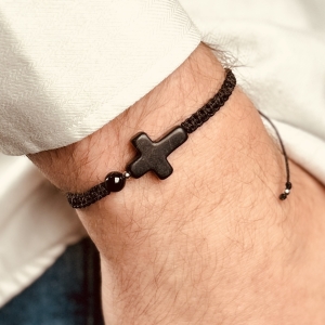 Bransoletka "Dar Pobożności"–dla mężczyzny, kolekcja  7 Darów Ducha Świętego