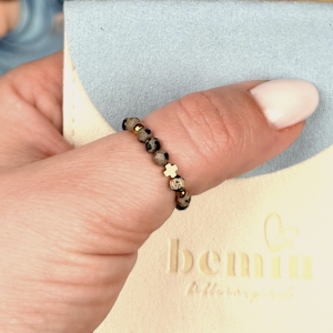 Pierścionek Dziesiątka Różańca - "Cisza" - Kolekcja Dziesiątka