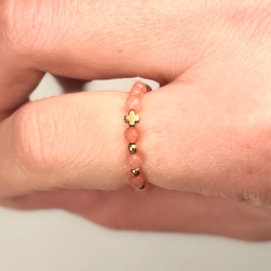 Pierścionek Dziesiątka Różańca - "Miłość" - Kolekcja Dziesiątka