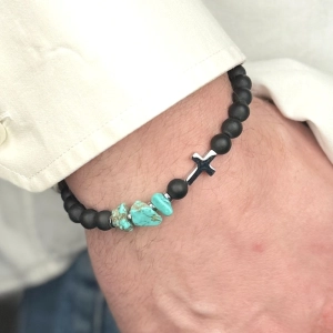 Bransoletka Św. Franciszek – dla mężczyzny, kolekcja Mój Anioł 