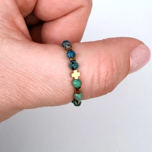 Pierścionek Dziesiątka Różańca - "Światło" - Kolekcja Dziesiątka