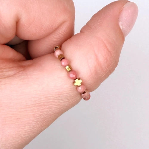 Pierścionek Dziesiątka Różańca - "Czułość" - Kolekcja Dziesiątka