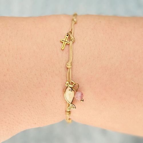 Bransoletka Dziesiątka Różańca "Ufność" - dla kobiety