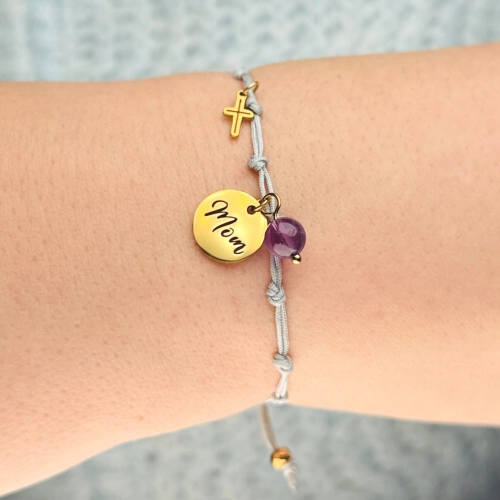 Bransoletka Dziesiątka Różańca "Wdzięczność" - dla kobiety