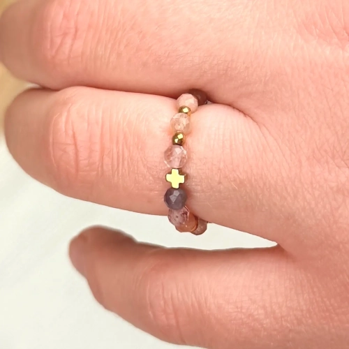 Pierścionek Dziesiątka Różańca - "Nadzieja" - Kolekcja Dziesiątka