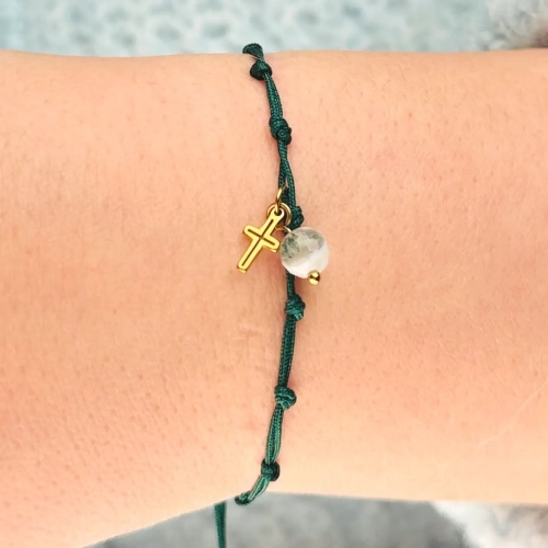 Bransoletka Dziesiątka Różańca "Wierność" - dla kobiety