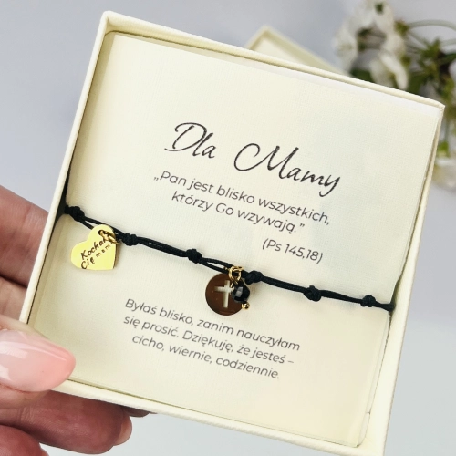 Bransoletka Dziesiątka Różańca "Światło" - dla mamy