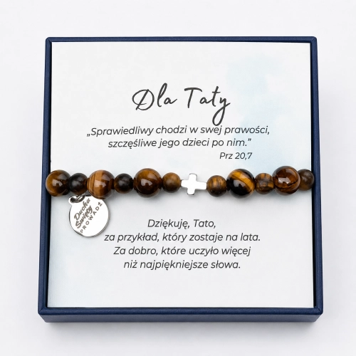 Dziesiątka różańca na rękę „Odwaga Miłości” – dla taty .png