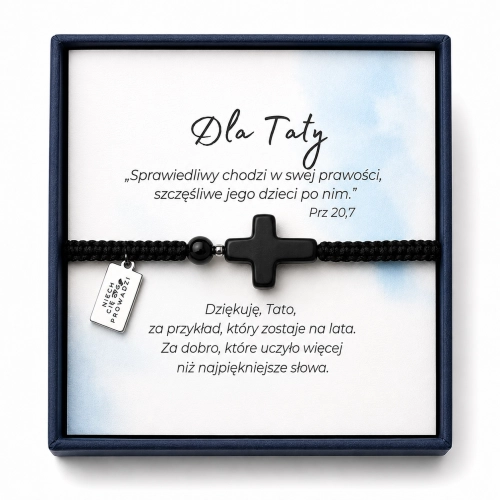 Bransoletka "Dar Pobożności"–dla taty.
